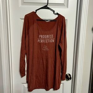 District Rust Long Sleeve Tee Pure Romance